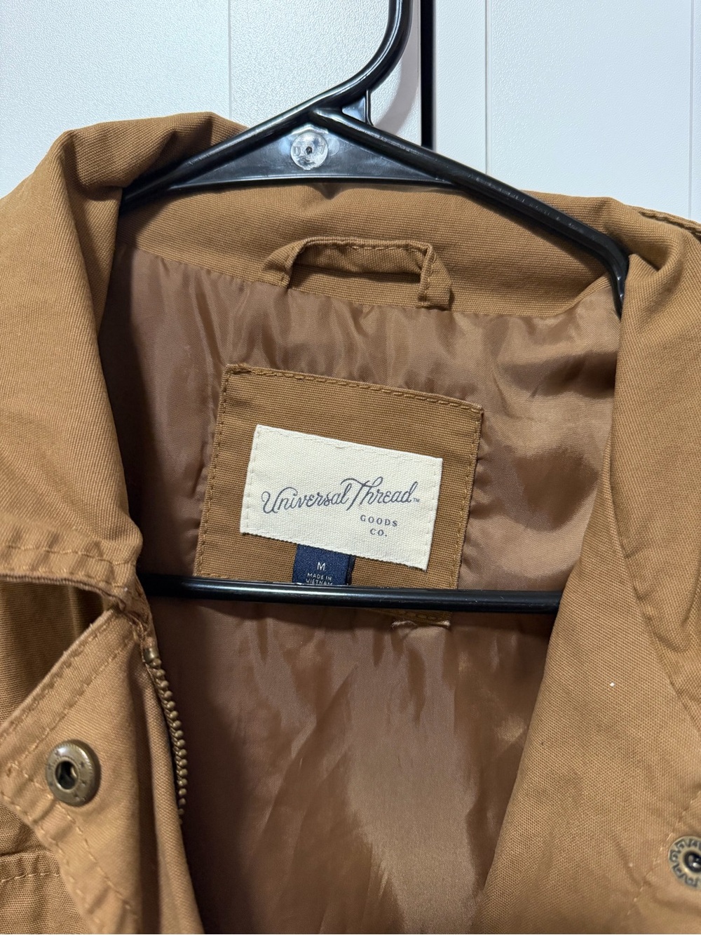 Universal Thread Tan Utility Jacket with Front Pockets - Picture 3 of 5